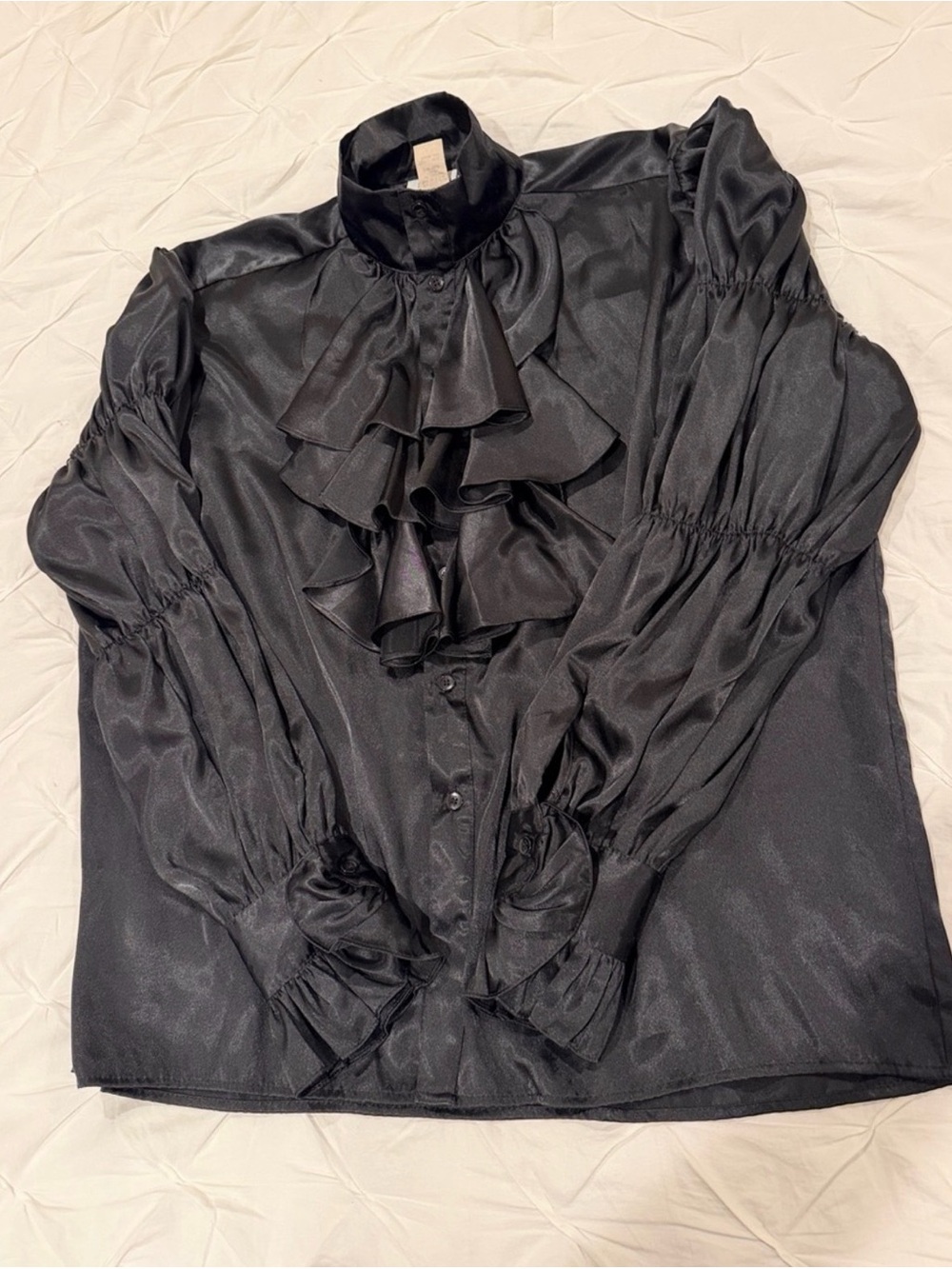 VTG Male 100% polyester blouse size L/XL